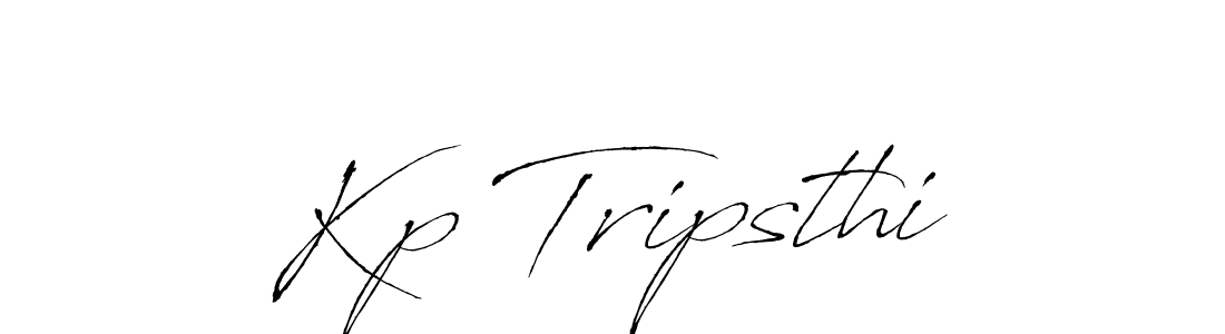 Also You can easily find your signature by using the search form. We will create Kp Tripsthi name handwritten signature images for you free of cost using Antro_Vectra sign style. Kp Tripsthi signature style 6 images and pictures png