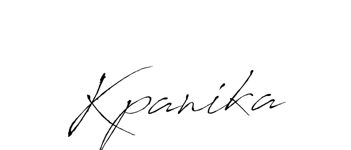 Create a beautiful signature design for name Kpanika. With this signature (Antro_Vectra) fonts, you can make a handwritten signature for free. Kpanika signature style 6 images and pictures png