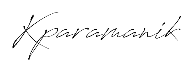 See photos of Kparamanik official signature. Check more albums & portfolios. Read reviews & check more about Antro_Vectra font. Kparamanik signature style 6 images and pictures png