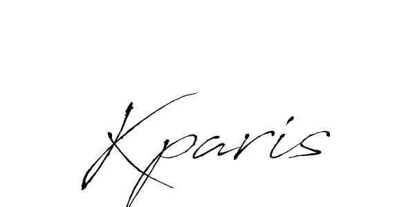 You should practise on your own different ways (Antro_Vectra) to write your name (Kparis) in signature. don't let someone else do it for you. Kparis signature style 6 images and pictures png