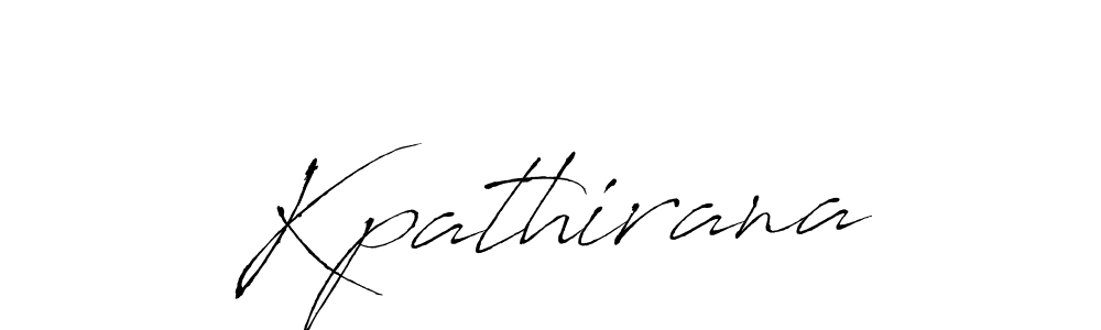 Antro_Vectra is a professional signature style that is perfect for those who want to add a touch of class to their signature. It is also a great choice for those who want to make their signature more unique. Get Kpathirana name to fancy signature for free. Kpathirana signature style 6 images and pictures png