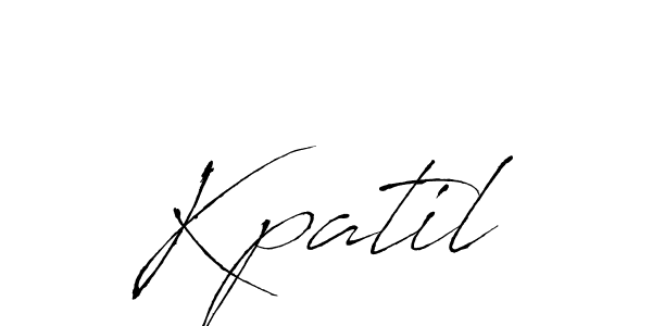 Also we have Kpatil name is the best signature style. Create professional handwritten signature collection using Antro_Vectra autograph style. Kpatil signature style 6 images and pictures png