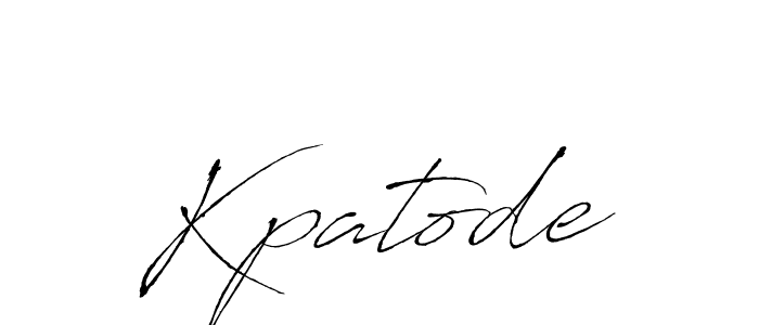 How to Draw Kpatode signature style? Antro_Vectra is a latest design signature styles for name Kpatode. Kpatode signature style 6 images and pictures png