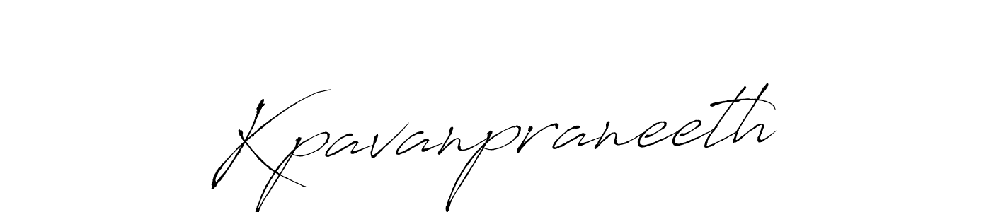 Also we have Kpavanpraneeth name is the best signature style. Create professional handwritten signature collection using Antro_Vectra autograph style. Kpavanpraneeth signature style 6 images and pictures png