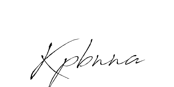 Kpbnna stylish signature style. Best Handwritten Sign (Antro_Vectra) for my name. Handwritten Signature Collection Ideas for my name Kpbnna. Kpbnna signature style 6 images and pictures png