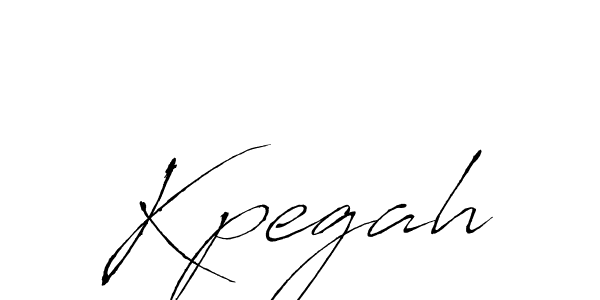 Kpegah stylish signature style. Best Handwritten Sign (Antro_Vectra) for my name. Handwritten Signature Collection Ideas for my name Kpegah. Kpegah signature style 6 images and pictures png