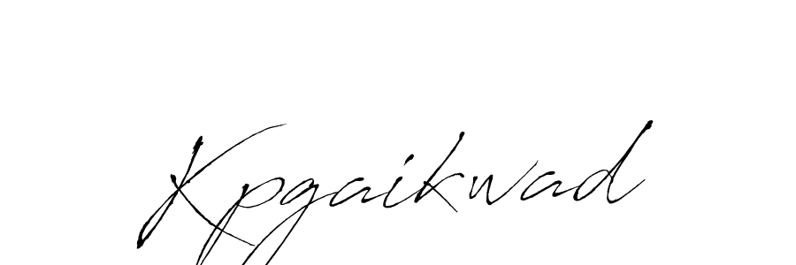 How to make Kpgaikwad name signature. Use Antro_Vectra style for creating short signs online. This is the latest handwritten sign. Kpgaikwad signature style 6 images and pictures png