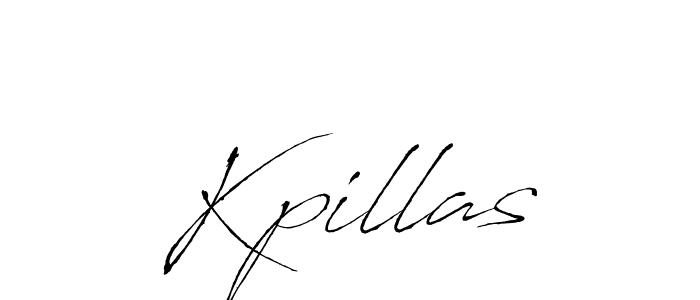Use a signature maker to create a handwritten signature online. With this signature software, you can design (Antro_Vectra) your own signature for name Kpillas. Kpillas signature style 6 images and pictures png