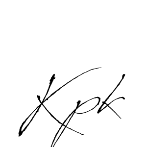 How to make Kpk name signature. Use Antro_Vectra style for creating short signs online. This is the latest handwritten sign. Kpk signature style 6 images and pictures png