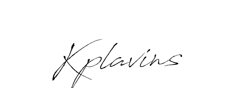 How to make Kplavins signature? Antro_Vectra is a professional autograph style. Create handwritten signature for Kplavins name. Kplavins signature style 6 images and pictures png