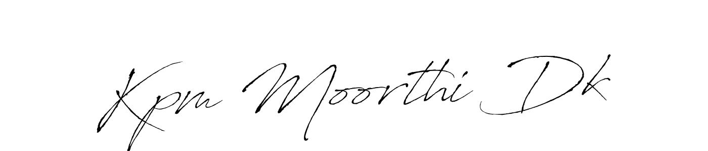 Kpm Moorthi Dk stylish signature style. Best Handwritten Sign (Antro_Vectra) for my name. Handwritten Signature Collection Ideas for my name Kpm Moorthi Dk. Kpm Moorthi Dk signature style 6 images and pictures png