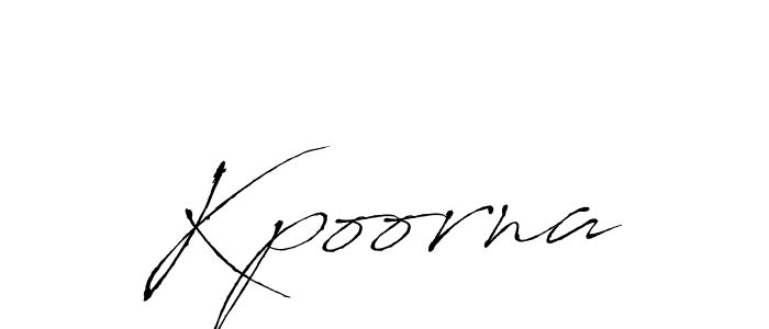 Similarly Antro_Vectra is the best handwritten signature design. Signature creator online .You can use it as an online autograph creator for name Kpoorna. Kpoorna signature style 6 images and pictures png