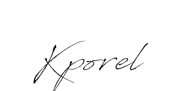 Antro_Vectra is a professional signature style that is perfect for those who want to add a touch of class to their signature. It is also a great choice for those who want to make their signature more unique. Get Kporel name to fancy signature for free. Kporel signature style 6 images and pictures png