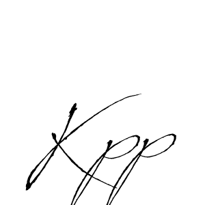 Create a beautiful signature design for name Kpp. With this signature (Antro_Vectra) fonts, you can make a handwritten signature for free. Kpp signature style 6 images and pictures png