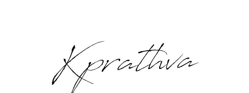 Create a beautiful signature design for name Kprathva. With this signature (Antro_Vectra) fonts, you can make a handwritten signature for free. Kprathva signature style 6 images and pictures png