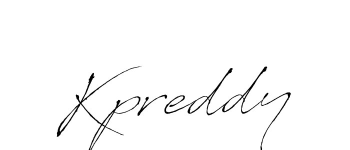 if you are searching for the best signature style for your name Kpreddy. so please give up your signature search. here we have designed multiple signature styles  using Antro_Vectra. Kpreddy signature style 6 images and pictures png