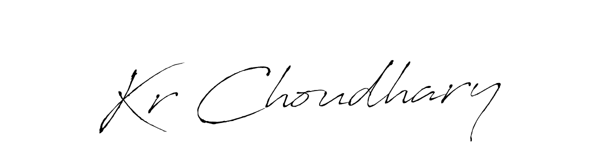 Antro_Vectra is a professional signature style that is perfect for those who want to add a touch of class to their signature. It is also a great choice for those who want to make their signature more unique. Get Kr Choudhary name to fancy signature for free. Kr Choudhary signature style 6 images and pictures png
