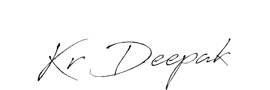 Once you've used our free online signature maker to create your best signature Antro_Vectra style, it's time to enjoy all of the benefits that Kr Deepak name signing documents. Kr Deepak signature style 6 images and pictures png