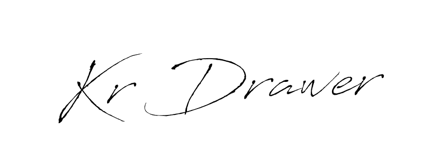 Also You can easily find your signature by using the search form. We will create Kr Drawer name handwritten signature images for you free of cost using Antro_Vectra sign style. Kr Drawer signature style 6 images and pictures png