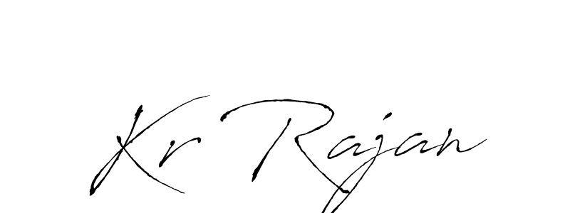 It looks lik you need a new signature style for name Kr Rajan. Design unique handwritten (Antro_Vectra) signature with our free signature maker in just a few clicks. Kr Rajan signature style 6 images and pictures png