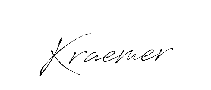 How to make Kraemer name signature. Use Antro_Vectra style for creating short signs online. This is the latest handwritten sign. Kraemer signature style 6 images and pictures png