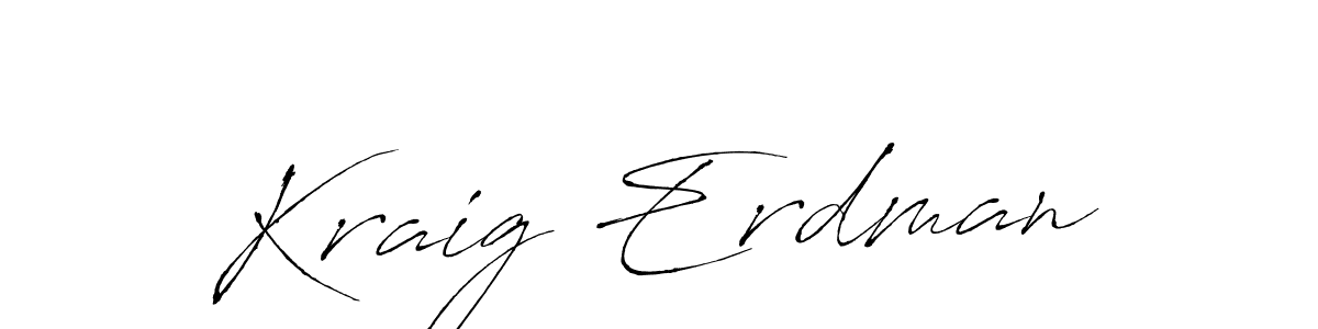 Similarly Antro_Vectra is the best handwritten signature design. Signature creator online .You can use it as an online autograph creator for name Kraig Erdman. Kraig Erdman signature style 6 images and pictures png