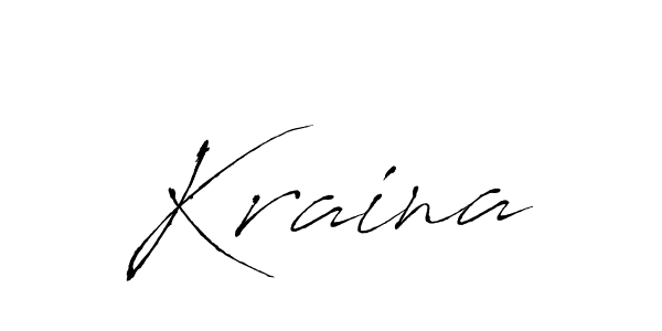 Use a signature maker to create a handwritten signature online. With this signature software, you can design (Antro_Vectra) your own signature for name Kraina. Kraina signature style 6 images and pictures png