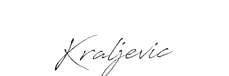 Kraljevic stylish signature style. Best Handwritten Sign (Antro_Vectra) for my name. Handwritten Signature Collection Ideas for my name Kraljevic. Kraljevic signature style 6 images and pictures png