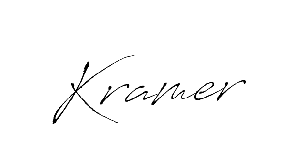 Create a beautiful signature design for name Kramer. With this signature (Antro_Vectra) fonts, you can make a handwritten signature for free. Kramer signature style 6 images and pictures png