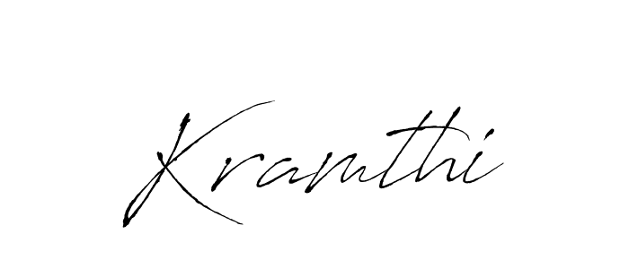 Once you've used our free online signature maker to create your best signature Antro_Vectra style, it's time to enjoy all of the benefits that Kramthi name signing documents. Kramthi signature style 6 images and pictures png