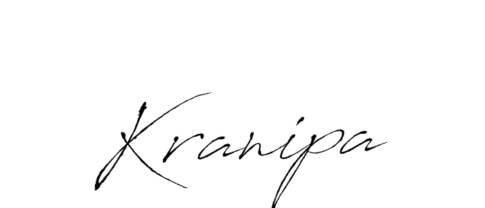 Make a beautiful signature design for name Kranipa. With this signature (Antro_Vectra) style, you can create a handwritten signature for free. Kranipa signature style 6 images and pictures png