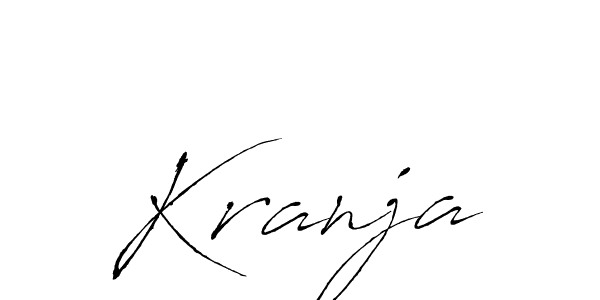 How to make Kranja name signature. Use Antro_Vectra style for creating short signs online. This is the latest handwritten sign. Kranja signature style 6 images and pictures png