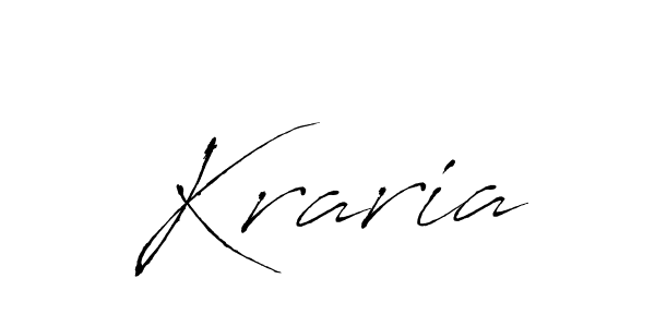 Also You can easily find your signature by using the search form. We will create Kraria name handwritten signature images for you free of cost using Antro_Vectra sign style. Kraria signature style 6 images and pictures png