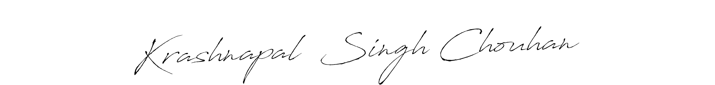 Make a beautiful signature design for name Krashnapal  Singh Chouhan. Use this online signature maker to create a handwritten signature for free. Krashnapal  Singh Chouhan signature style 6 images and pictures png