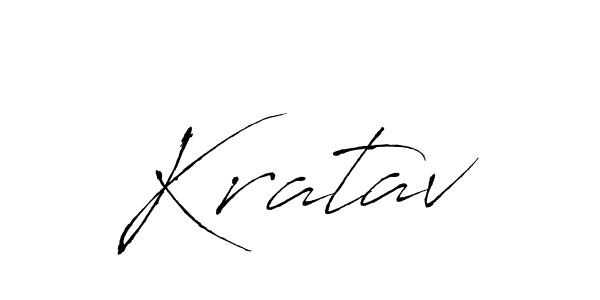 How to make Kratav signature? Antro_Vectra is a professional autograph style. Create handwritten signature for Kratav name. Kratav signature style 6 images and pictures png