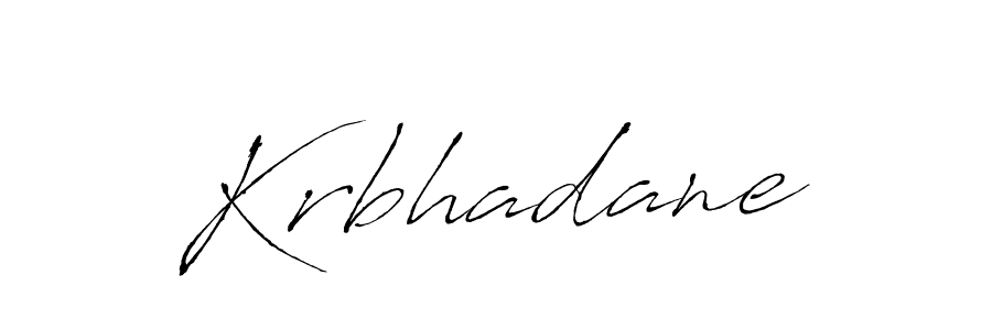 How to Draw Krbhadane signature style? Antro_Vectra is a latest design signature styles for name Krbhadane. Krbhadane signature style 6 images and pictures png