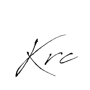 Also we have Krc name is the best signature style. Create professional handwritten signature collection using Antro_Vectra autograph style. Krc signature style 6 images and pictures png