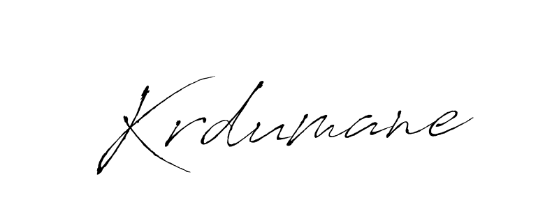 if you are searching for the best signature style for your name Krdumane. so please give up your signature search. here we have designed multiple signature styles  using Antro_Vectra. Krdumane signature style 6 images and pictures png