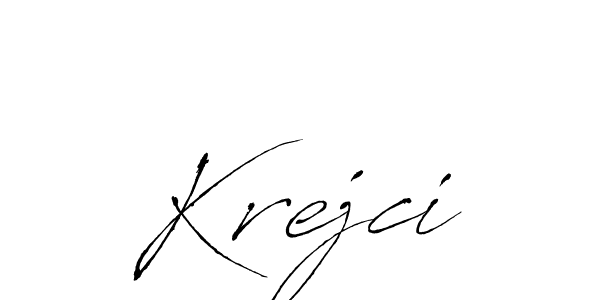 Use a signature maker to create a handwritten signature online. With this signature software, you can design (Antro_Vectra) your own signature for name Krejci. Krejci signature style 6 images and pictures png