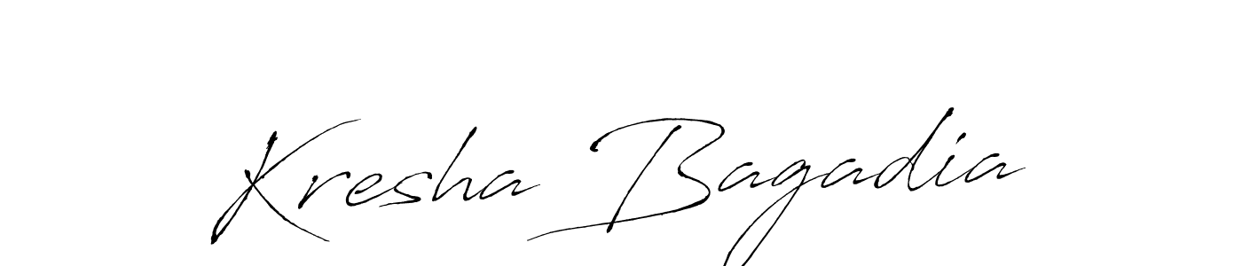 This is the best signature style for the Kresha Bagadia name. Also you like these signature font (Antro_Vectra). Mix name signature. Kresha Bagadia signature style 6 images and pictures png