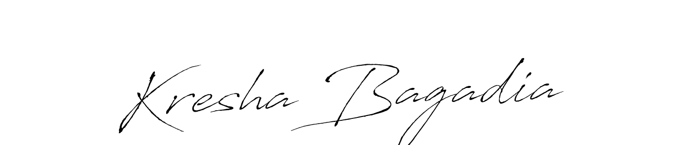 This is the best signature style for the Kresha Bagadia name. Also you like these signature font (Antro_Vectra). Mix name signature. Kresha Bagadia signature style 6 images and pictures png