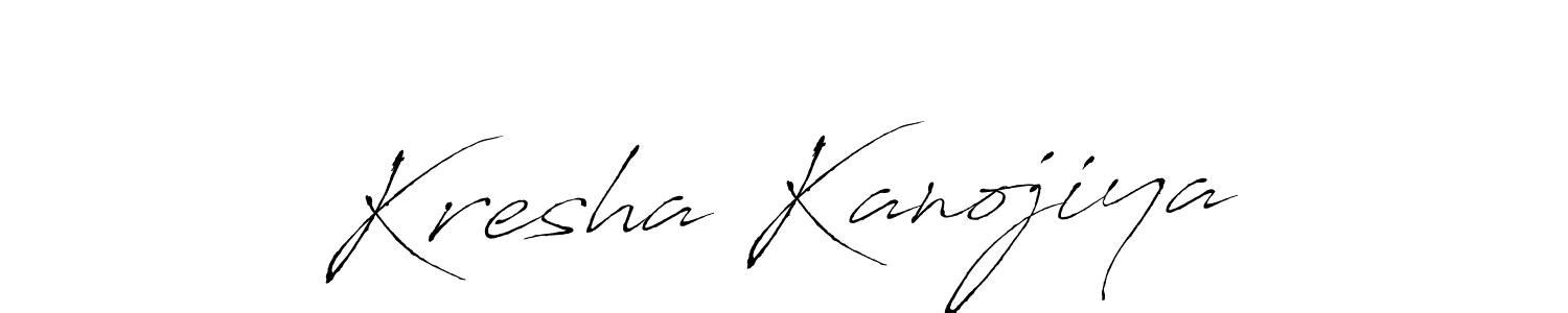 You should practise on your own different ways (Antro_Vectra) to write your name (Kresha Kanojiya) in signature. don't let someone else do it for you. Kresha Kanojiya signature style 6 images and pictures png