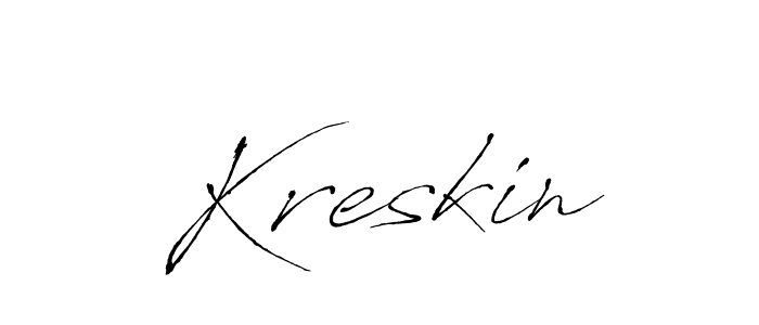 This is the best signature style for the Kreskin name. Also you like these signature font (Antro_Vectra). Mix name signature. Kreskin signature style 6 images and pictures png