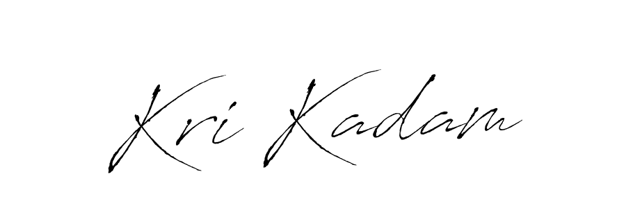 Make a short Kri Kadam signature style. Manage your documents anywhere anytime using Antro_Vectra. Create and add eSignatures, submit forms, share and send files easily. Kri Kadam signature style 6 images and pictures png