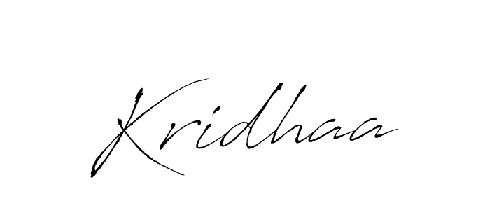 Make a beautiful signature design for name Kridhaa. Use this online signature maker to create a handwritten signature for free. Kridhaa signature style 6 images and pictures png