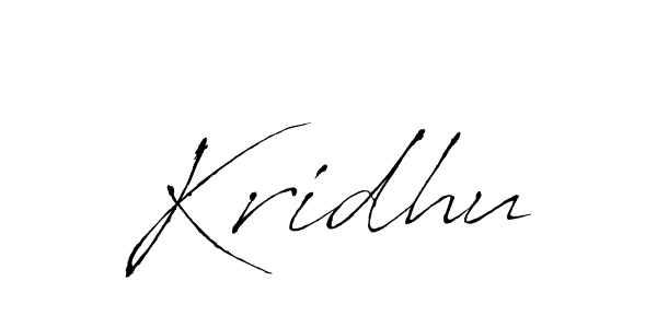 The best way (Antro_Vectra) to make a short signature is to pick only two or three words in your name. The name Kridhu include a total of six letters. For converting this name. Kridhu signature style 6 images and pictures png