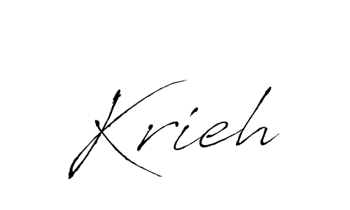 How to Draw Krieh signature style? Antro_Vectra is a latest design signature styles for name Krieh. Krieh signature style 6 images and pictures png
