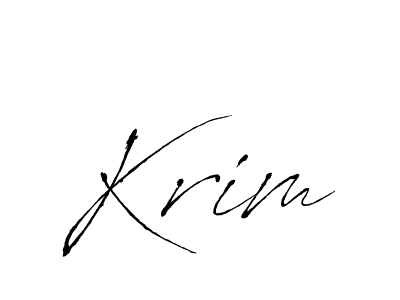 Antro_Vectra is a professional signature style that is perfect for those who want to add a touch of class to their signature. It is also a great choice for those who want to make their signature more unique. Get Krim name to fancy signature for free. Krim signature style 6 images and pictures png