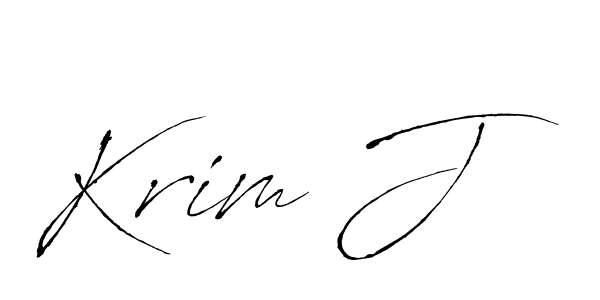 You can use this online signature creator to create a handwritten signature for the name Krim J. This is the best online autograph maker. Krim J signature style 6 images and pictures png