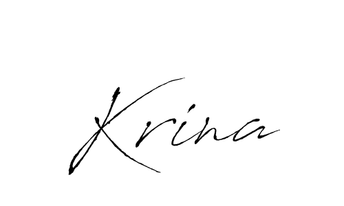 How to Draw Krina signature style? Antro_Vectra is a latest design signature styles for name Krina. Krina signature style 6 images and pictures png